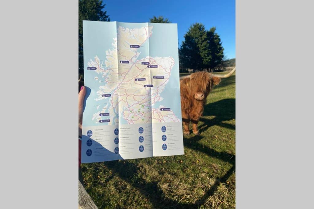 Glampods Glamping Pod - Meet Highland Cows And Sheep Elgin Villa Bagian luar foto